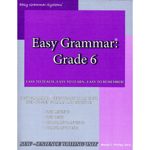 Easy Grammar Grade 6 Teacher's Guide